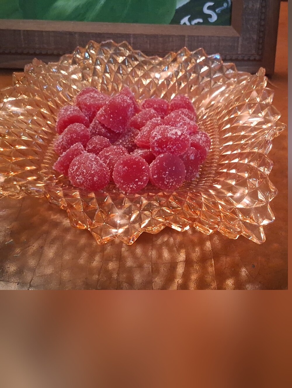Indiana Glass Pink Diamond-Pattern Glass Bowl